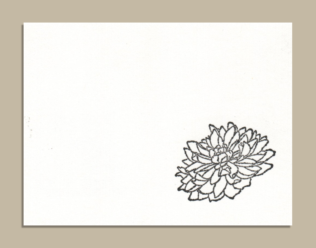 Mini Stamp Card Flower2