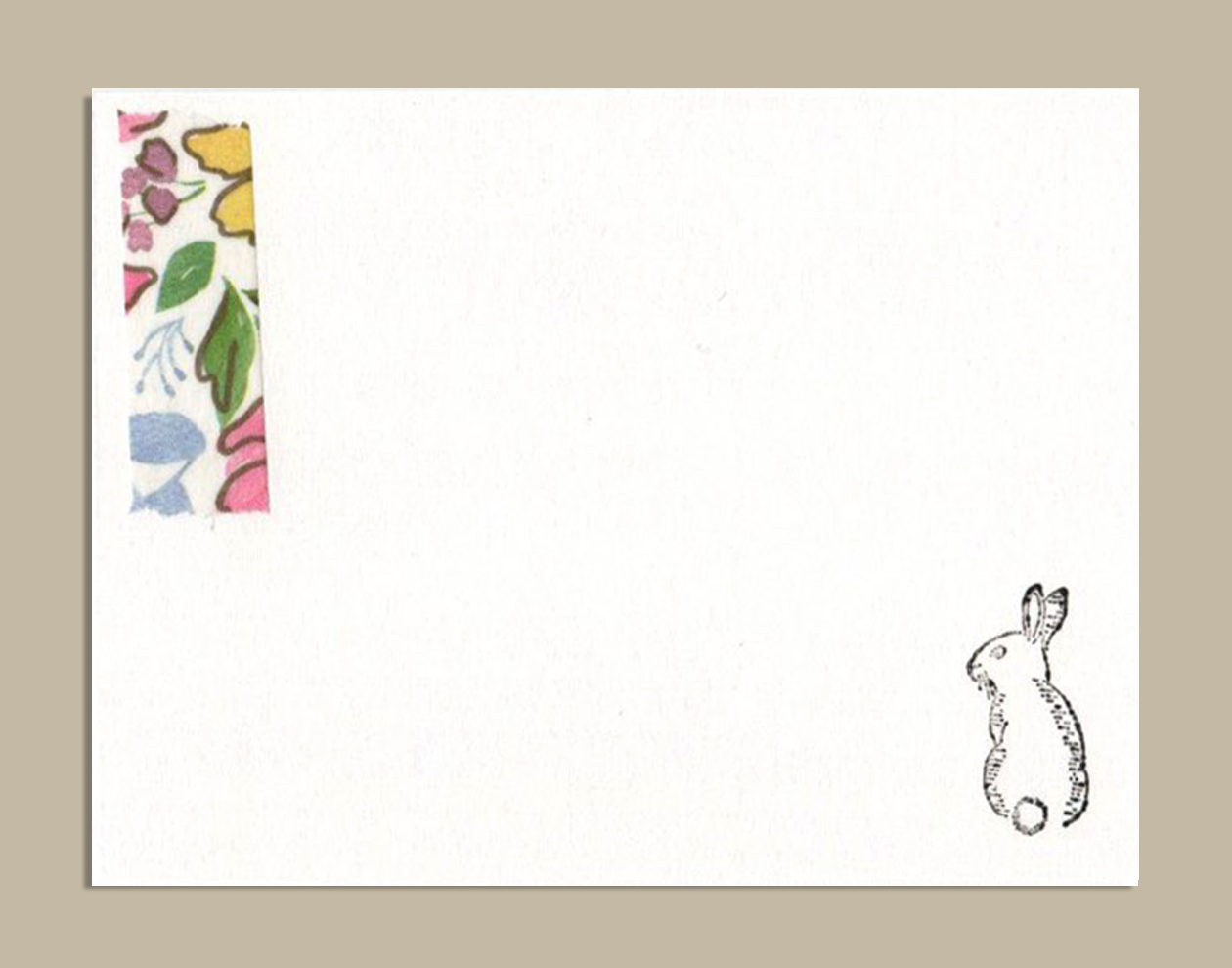 Min Stamp Card Rabbit